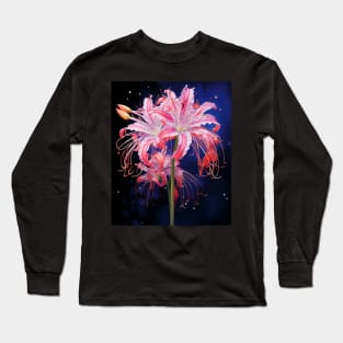 Japanese Spider Lily Soft Grunge Anime Aesthetic Flower Long Sleeve T-Shirt